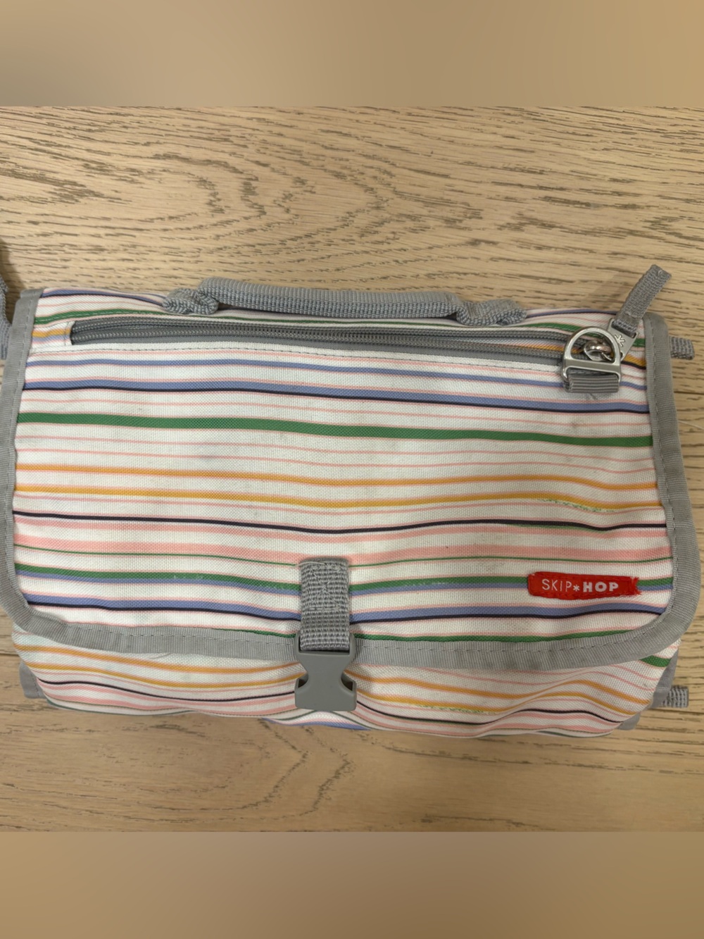 Skip Hop Striped Diaper Changing Bag in Multi-Color